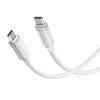 Cáp Sạc USB-C Sang USB-C Innostyle CryStalShine SCC150WH (60W, USB 2.0, Dài 1.5 Mét)