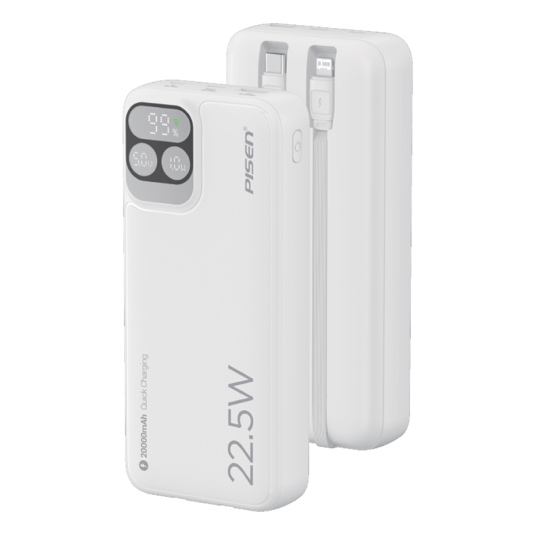 37056-pin-sac-du-phong-pisen-20000mah-quick-powerlink-tp-d32-white-philong-1-1 Pin Sạc Dự Phòng PISEN 20000mAh QUICK POWERLink 22.5W TP-D32 White (Kèm Cáp Lightning, USB Type C)