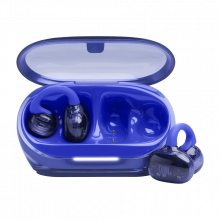 Tai Nghe Không Dây Open Ear JBL Soundgear Clips Blue (Bluetooth 5.4, Thời Lượng Pin Đến 8 Giờ, Chuẩn Kháng Nước Bụi IP54)