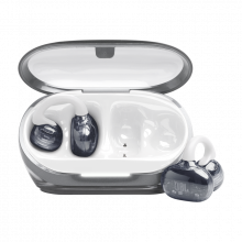 Tai Nghe Không Dây Open Ear JBL Soundgear Clips White (Bluetooth 5.4, Thời Lượng Pin Đến 8 Giờ, Chuẩn Kháng Nước Bụi IP54)