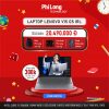 Laptop Lenovo V15 G5 IRL 83HF00BTVA (Intel Core i7-13620H, RAM 16GB, SSD 512GB, Intel UHD Graphics, Màn Hình 15.6 inch FullHD IPS, DOS, Màu Xám)