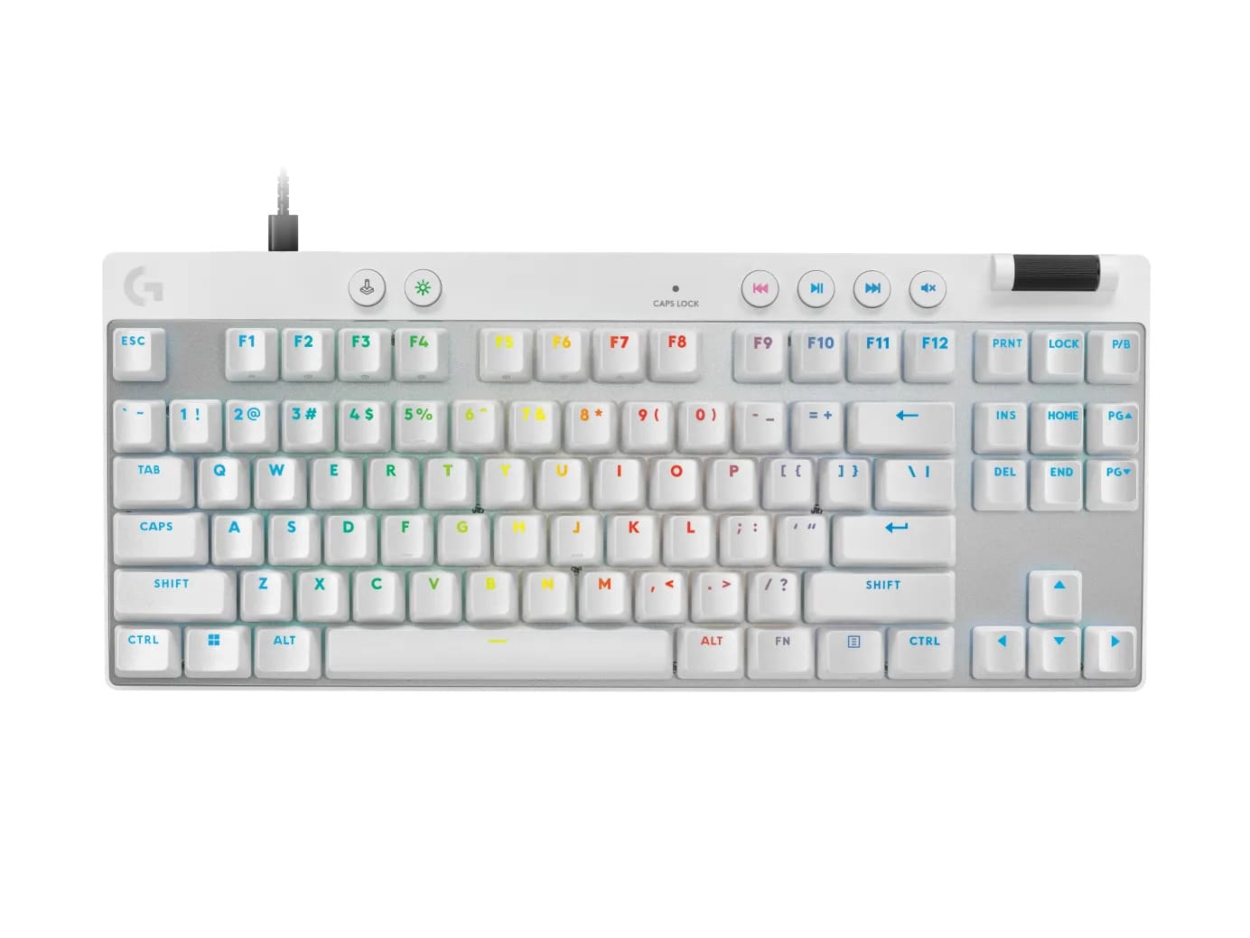 37224-ban-phim-logitech-pro-x-tkl-rapid-white-philong-1-1 Bàn Phím Cơ Gaming Có Dây Logitech PRO X TKL RAPID White (920-013243) (Switch Analog từ tính, Rapid Trigger)
