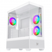Vỏ Case Xigmatek Alphard 3GF Arctic - EN43826 (E-ATX, Sẵn 3 fan RGB, Max 9 fan, Rad 360)