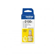 Mực In Phun Màu Brother 48.8ml BTD100Y Yellow (DCP-T230, T430W, T530DW, T730DW, T830DW, MFC-T930DW)
