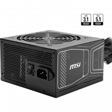 Nguồn Máy Tính MSI MAG A850GN PCIE5 850W 80 Plus Gold, ATX 3.1 (PCIe 5.1), Full Range, Non Modular