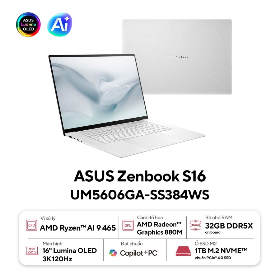 37601-laptop-asus-zenbook-s-16-um5606ga-ss384ws-philong1 Laptop ASUS Zenbook S 16 UM5606GA-SS384WS (AMD Ryzen AI 9 465, RAM 32GB, SSD 1TB, AMD Radeon 880M Graphics, Màn Hình 16 inch 3K, Windows 11 Home, Office Home 2024, Màu Bạc)