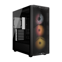 Vỏ Case Corsair 3200D RS ARGB Smoke (CC-9011346-WW) (ATX, Sẵn 3 fan RS120 ARGB, Rad 360, USB-C 20Gbps)