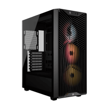 Vỏ Case Corsair 3200D RS ARGB Black (CC-9011344-WW) (ATX, Sẵn 3 fan RS120 ARGB, Rad 360, USB-C 20Gbps)