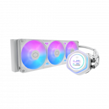 Tản Nhiệt Nước AIO Cooler Master MasterLiquid 360 Atmos II LCD ARGB White (LGA 1851/1700/1200/115x, AM5/AM4)