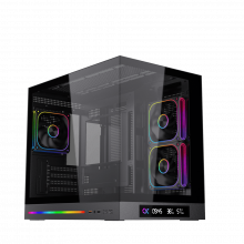 Vỏ Case Xigmatek Cloud M DGT 3AF Black - EN49996 (m-ATX, Sẵn 3 fan ARGB, Max 9 fan, Rad 360)