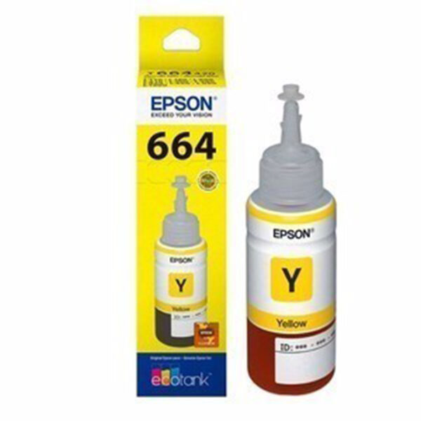 5360-epson-664y-600x600-2 Hộp mực máy in phun Epson T6644 màu vàng dùng cho máy in L310, L385,L365 L100,L200,L110,L210, L300,L350,L220, L1300