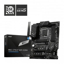 Mainboard MSI PRO Z790-P WIFI DDR4 (LGA 1700, 4x DDR4, HDMI, Displayport, USB-C, M.2 PCIe 4.0, WiFi 6E, ATX)