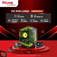 PC Phi Long Esport R5XT - R5 5500 / RX 6500 XT / RAM 16GB / SSD 512GB
