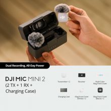 Micro Thu Âm Không Dây DJI Mic Mini 2 (1 TX, 2 RX, Charge Case)