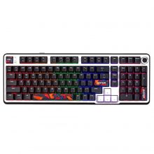 Bàn Phím Cơ Không Dây EDRA EK398S Red Switch (3 mode, Gasket mount, Rainbow LED)
