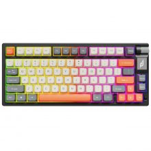 Bàn Phím Cơ Không Dây EDRA EK375WA Xám + Trắng ngà + Cam (3 mode, Hotswap, Rainbows LED)