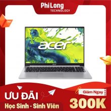 Laptop Acer Aspire Go 15 AI AG15-52P-52WT (Core Ultra 5 115U, RAM 16GB, SSD 512GB, Màn Hình 15.6 inch FHD, IPS, 60Hz, 300nits, VGA Intel Graphics, Windows 11
