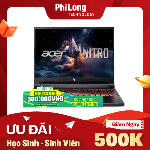 38050-acer-nitro-propanel-anv16-72-782f Laptop Acer Gaming Nitro ProPanel ANV16-72-782F (Core 7-240H, RAM 16GB, SSD 512GB, Màn hình 16inch IPS 180Hz, sRGB 100%, 400nits, RTX 5050 8GB, Window 11)