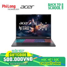 Laptop Acer Gaming Nitro ProPanel AN16S-61-R9CN (AMD Ryzen AI 7 350, RAM 16GB, SSD 512GB, RTX 5070 8GB, Màn Hình 16.0 inch 2K+, IPS, 180Hz, 400nits, Windows 11)