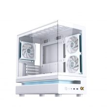 Vỏ Case Xigmatek WIND M 3AF Arctic (White) - EN90342 (m-ATX, Sẵn 3 Fan ARGB, Max 9 Fan, Rad 360)