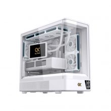 Vỏ Case Xigmatek MOON ML DGT Arctic (White) - EN49705 (m-ATX, Kính cong, No Fan, Max 9 Fan, Rad 360)