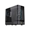 Vỏ Case Xigmatek MOON ML DGT 3AF Black - EN19856 (m-ATX, Kính cong, Sẵn 3 Fan ARGB, Max 9 Fan, Rad 360)