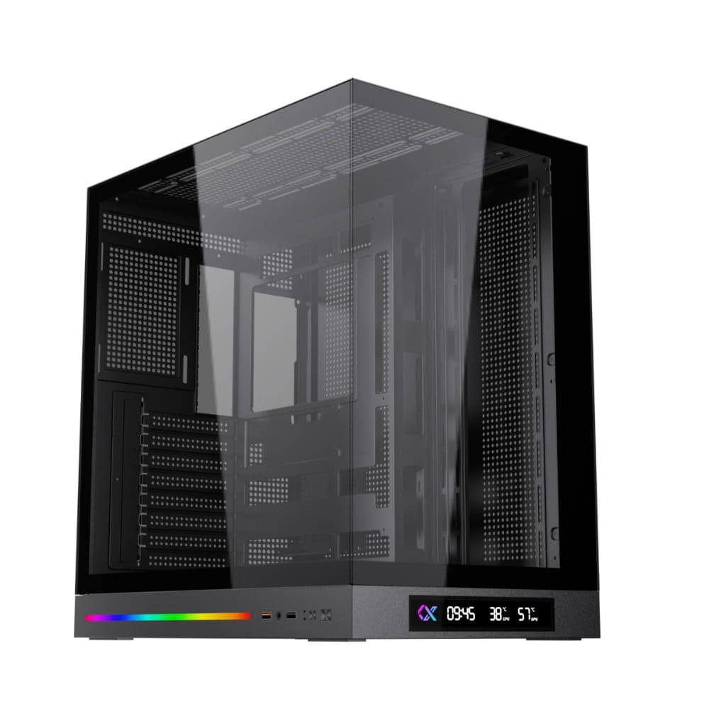 38102-case-xigmatek-cloud-dgt-black-en90748-philong-1 Vỏ Case Xigmatek CLOUD DGT Black - EN90748 (E-ATX, No Fan, Max 10 Fan, Rad 360)