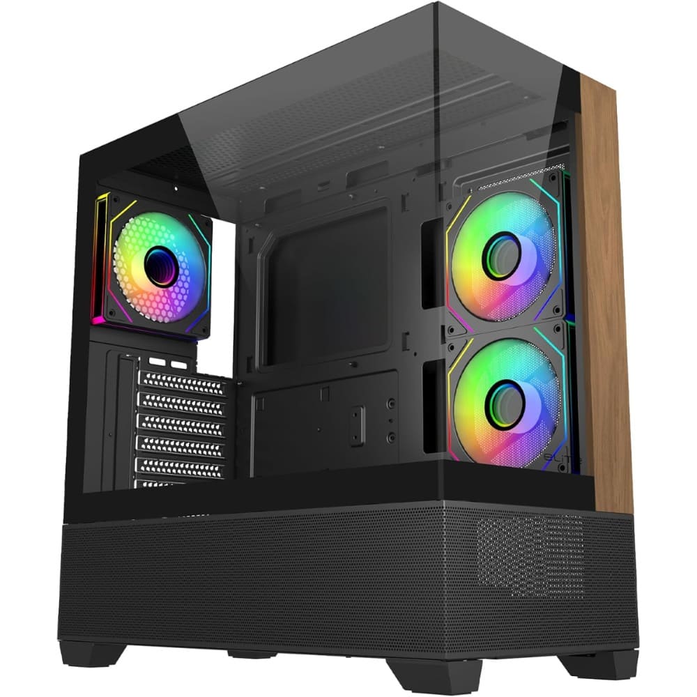 38150-case-coolermaster-elite-690-wood-black-philong-1 Vỏ Case CoolerMaster Elite 690 Wood Black (ATX, Sẵn 3 fan ARGB, Max 9 fan, Rad 360, USB-C 20Gbps)