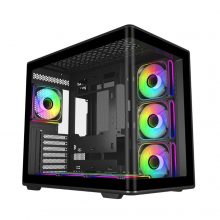 Vỏ Case Cooler Master Elite 600 Black 7 ARGB (ATX, Sẵn 7 fan ARGB, Max 10 fan, Rad 360, USB-C 20Gbps)