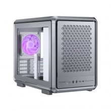 Vỏ Case Cooler Master MasterFrame 400 Mesh Silver (m-ATX, Sẵn 1 fan ARGB, Max 9 fan, Rad 360, USB-C 20Gbps)