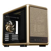 Vỏ Case Cooler Master MasterFrame 400 Mesh Gold Limited Edition (m-ATX, Sẵn 1 fan ARGB, Max 9 fan, Rad 360, USB-C 20Gbps)
