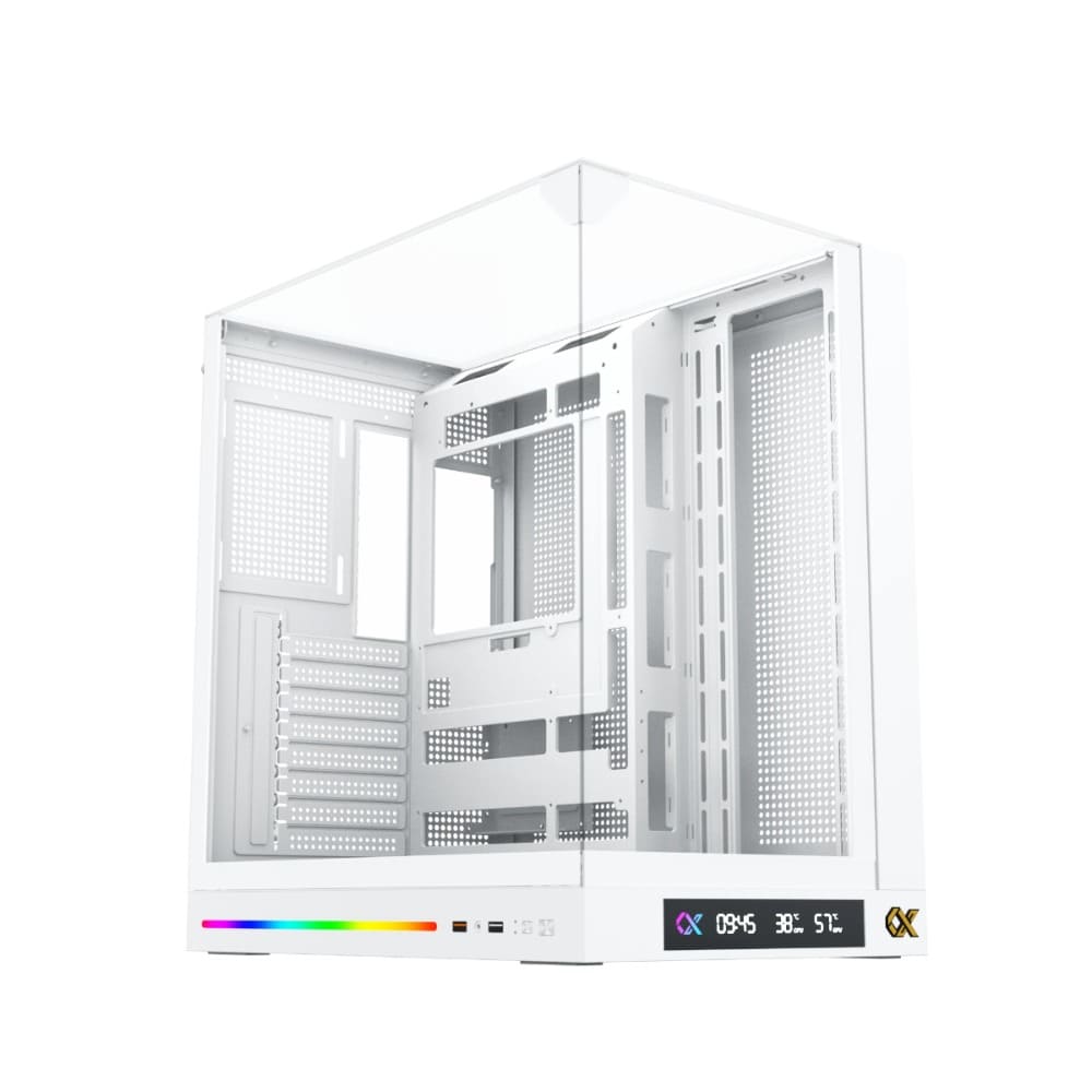 38101-case-xigmatek-ocean-ii-dgt-arctic-philong-1-1 Vỏ Case Xigmatek OCEAN II DGT Arctic (White) - EN90717 (E-ATX, 3 mặt cường lực, No Fan, Max 7 Fan, Rad 360)
