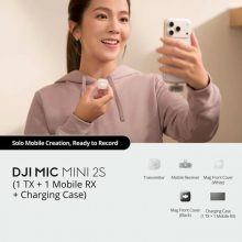 Micro Thu Âm Không Dây DJI Mic Mini 2S (1 TX, 1 Mobile RX, Charging Case)
