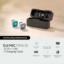Micro Thu Âm Không Dây DJI Mic Mini 2S (2 TX, 1 RX, Charging Case)