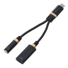 Đầu Chuyển USB-C Sang 3.5MM Và USB-C ELECOM MPA-C35DSPDBK