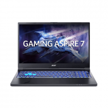 Laptop Acer Gaming Aspire 7 A715-59G-53RH (Intel Core 5-210H, RAM 16GB, SSD 512GB, RTX 4050 6GB, Màn Hình 15.6inch FullHD 144Hz, Windows 11 Home, Màu Đen)
