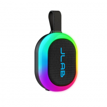 Loa Bluetooth JLab Pop Party Black (5W, Bluetooth 5.3, Pin 8h, IPX5, RGB)