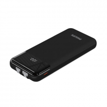 Pin Dự Phòng Philips DLP9026KB 10.000mAh Kèm Cáp, PD22.5W, Màu Đen