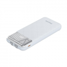 Pin Dự Phòng Philips DLP9026KW 10.000mAh Kèm Cáp, PD22.5W, Màu Trắng