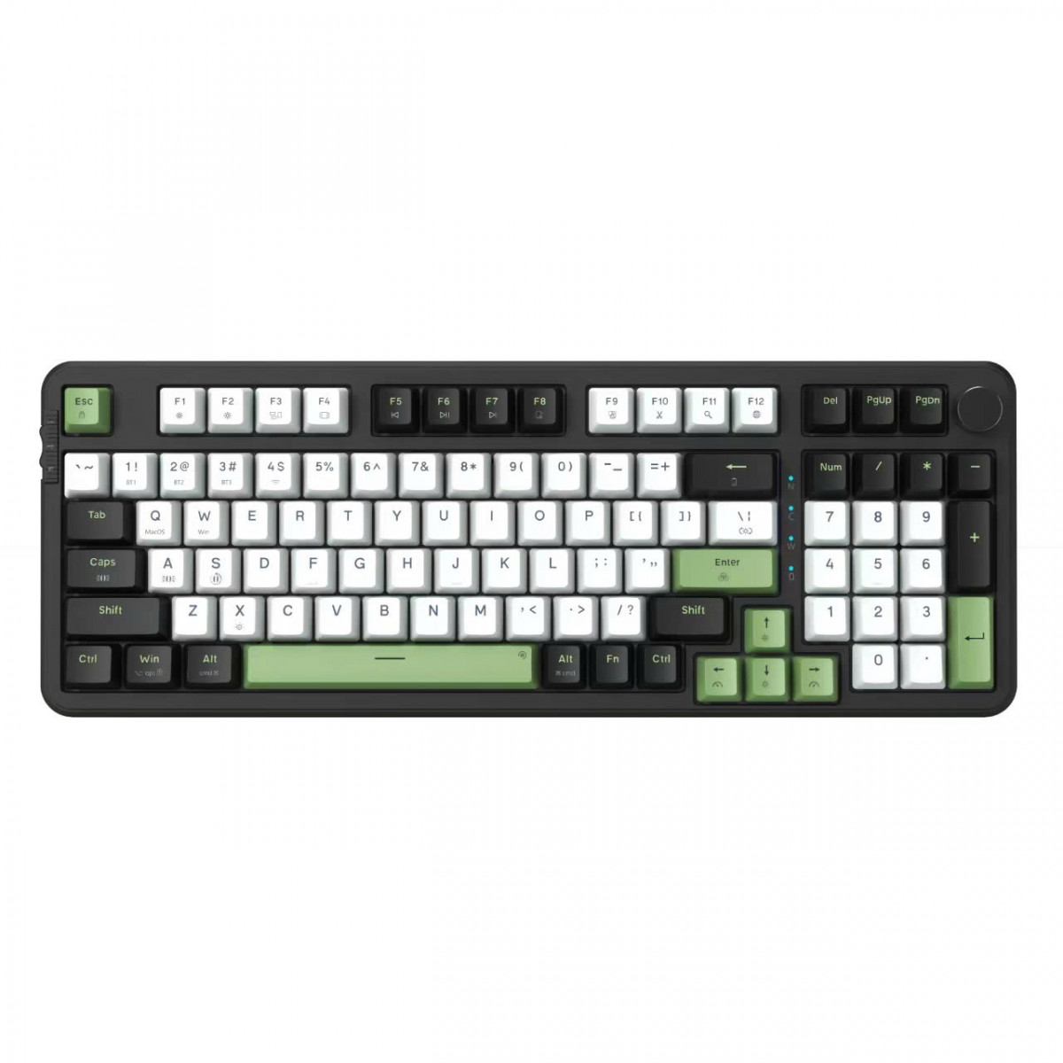 36083-ban-phim-co-khong-day-edra-ek398w-black-philong Bàn Phím Cơ Không Dây EDRA EK398W Black - Blueberry Switch (3 mode, PBT Keycaps, Hotswap, RGB)
