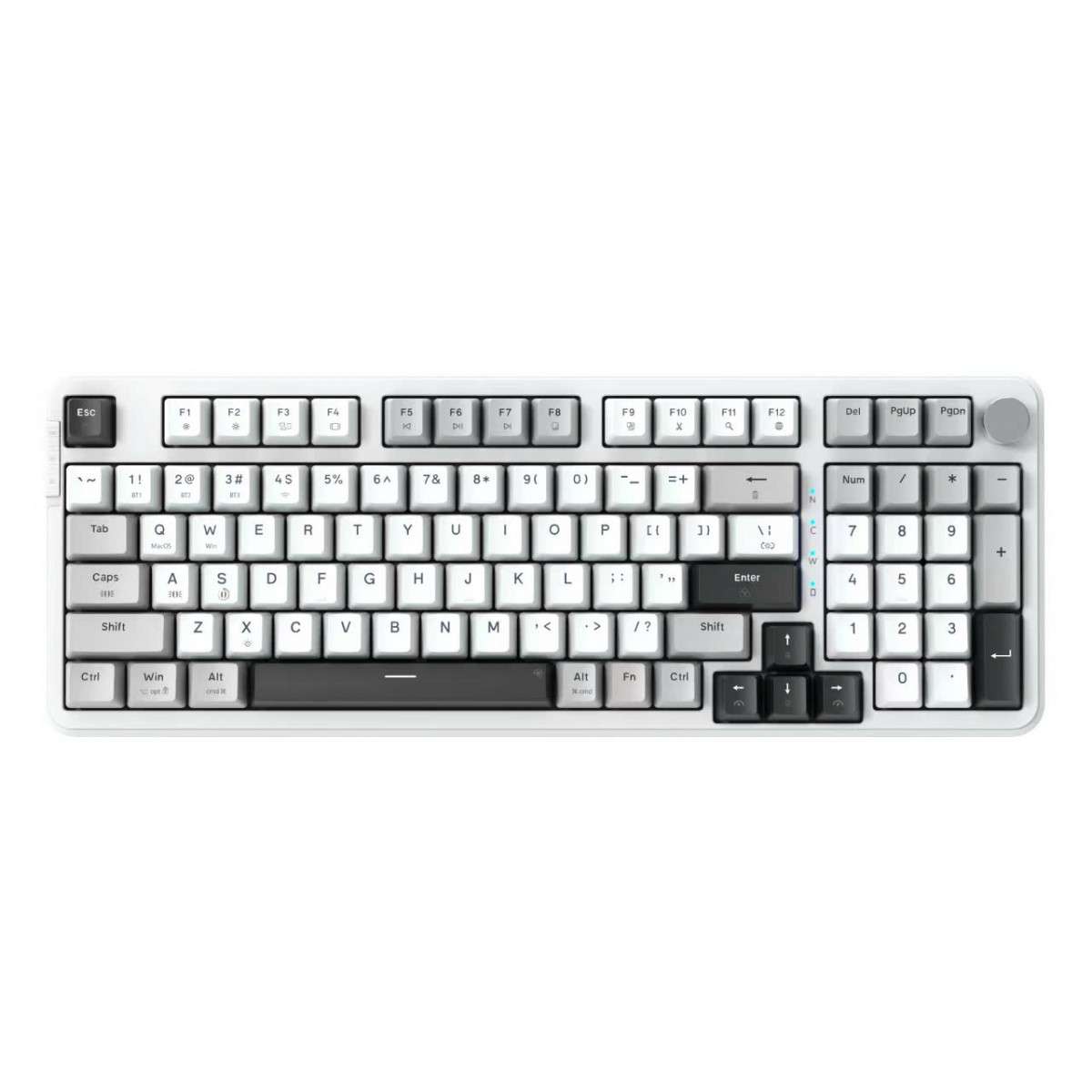 36084-ban-phim-co-khong-day-edra-ek398w-white-blueberry-switch-philong Bàn Phím Cơ Không Dây EDRA EK398W White - Blueberry Switch (3 mode, PBT Keycaps, Hotswap, RGB)