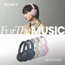 Tai Nghe Chụp Tai Không Dây SONY WH-CH730N Màu Hồng (Chống Ồn Chủ Động, Bluetooth 6.0, Thời Lượng Pin Lên Đến 75 Giờ)