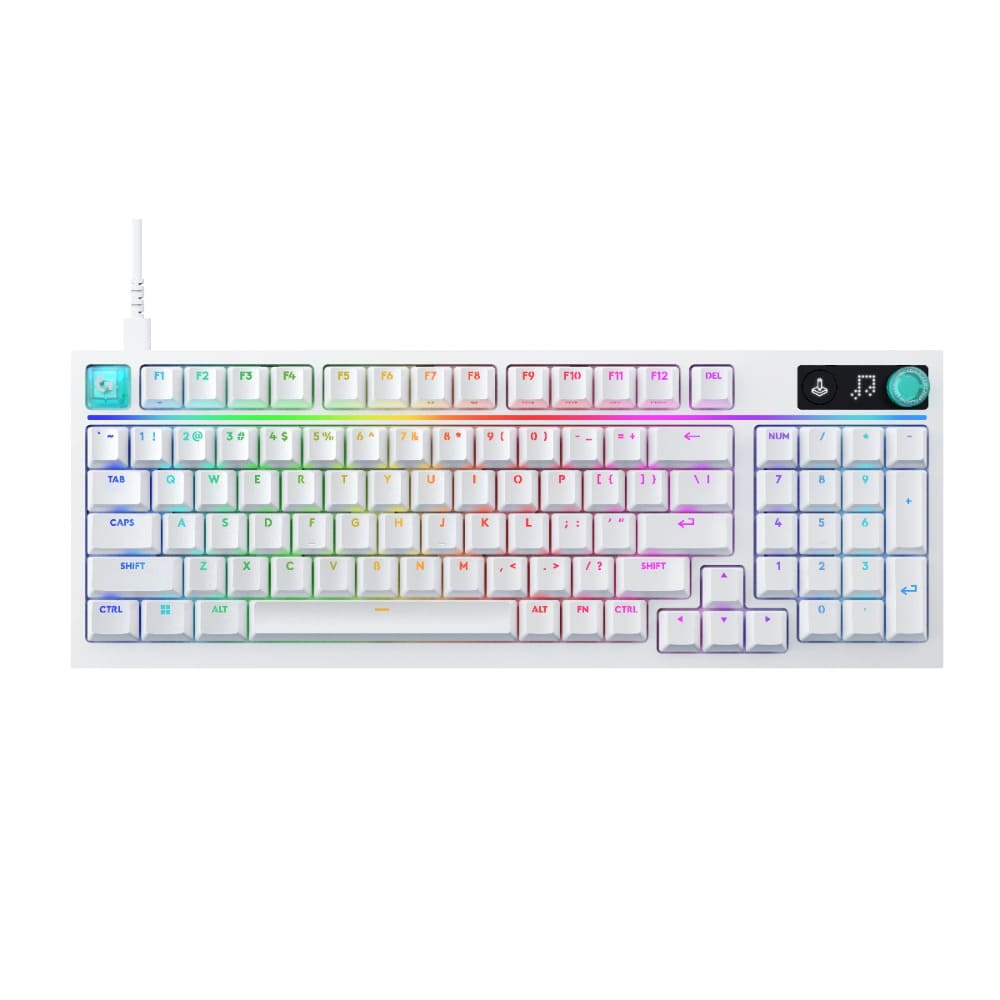 38328-ban-phim-co-gaming-logitech-g316-x-98-white-philong-1 Bàn Phím Cơ Gaming Logitech G316 X 98 White (USB-C, 8 kHz, Màn LED Dot-Matrix, Gasket mount, Hot-swap, Tactile switch, LIGHTSYNC RGB)