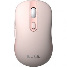 Chuột Không Dây AULA AM212 Pink (2.4GHz, 1600 DPI, Silent, Pin AA)