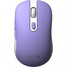 Chuột Không Dây AULA AM212 Purple (2.4GHz, 1600 DPI, Silent, Pin AA)