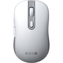 Chuột Không Dây AULA AM212 White (2.4GHz, 1600 DPI, Silent, Pin AA)