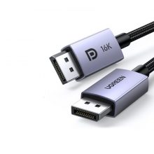 Cáp Displayport Ugreen 15384 ( Displayport to Displayport 2.1, Chiều Dài 2M, Độ Phân Giải 16K@60Hz HDR)