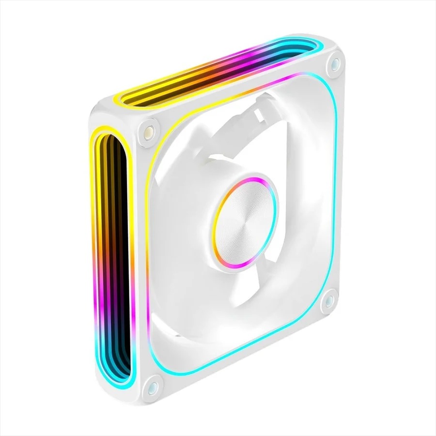 38402-fan-case-mik-h120-argb-white-philong Fan Case MIK H120 ARGB White - Fan Xuôi