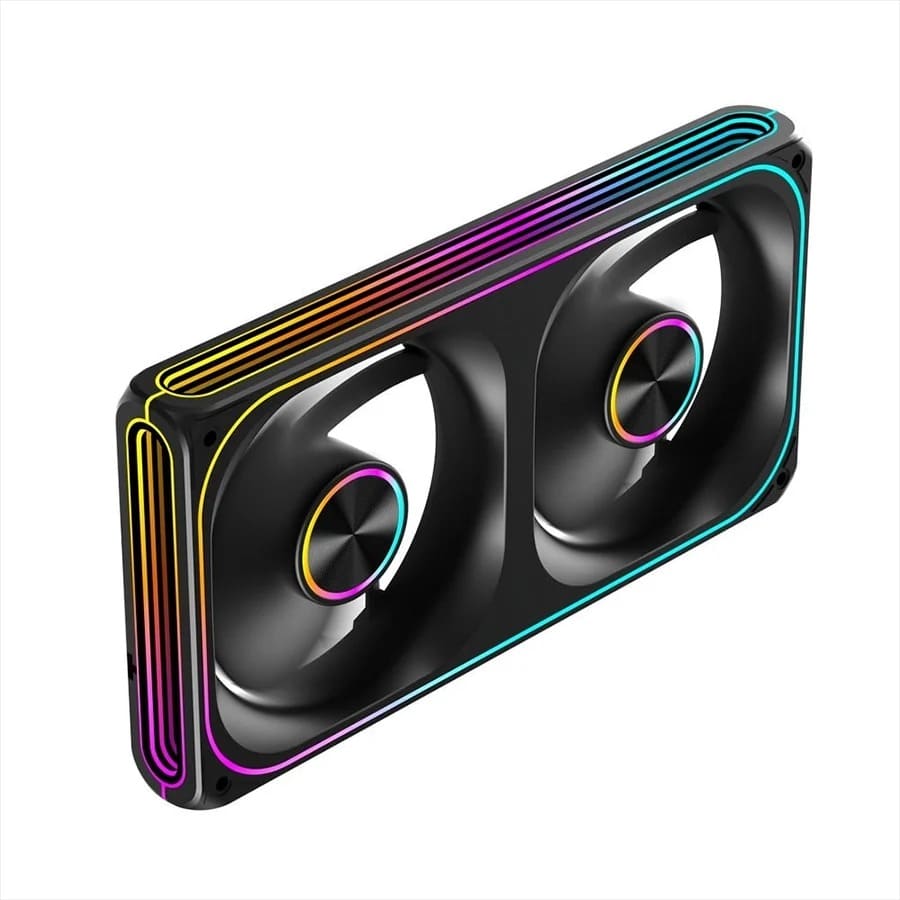 38404-fan-case-mik-h240-argb-black-philong Fan Case MIK H240 ARGB Black - Fan Xuôi